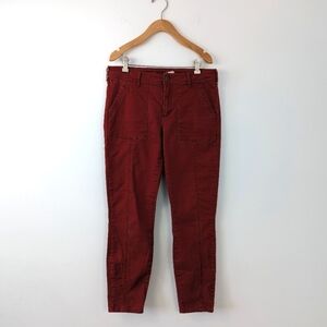 Men's Slim Fit Denim Pants in Rust - Size 30